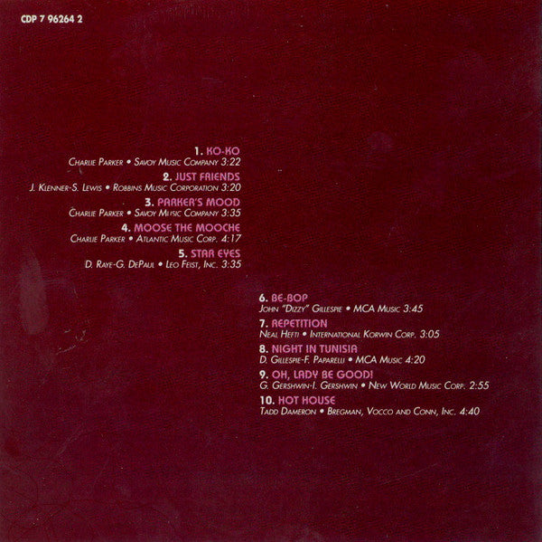 Supersax : Supersax Plays Bird  (CD, Album, RE)