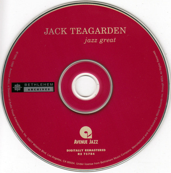 Jack Teagarden : Jazz Great (CD)