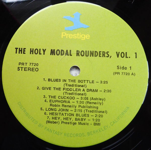 The Holy Modal Rounders : The Holy Modal Rounders (LP, Album, RE, RM)