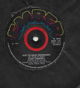 Glen Campbell : Mary In The Morning (7", Single)