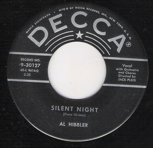 Al Hibbler : Silent Night / White Christmas (7", Single)