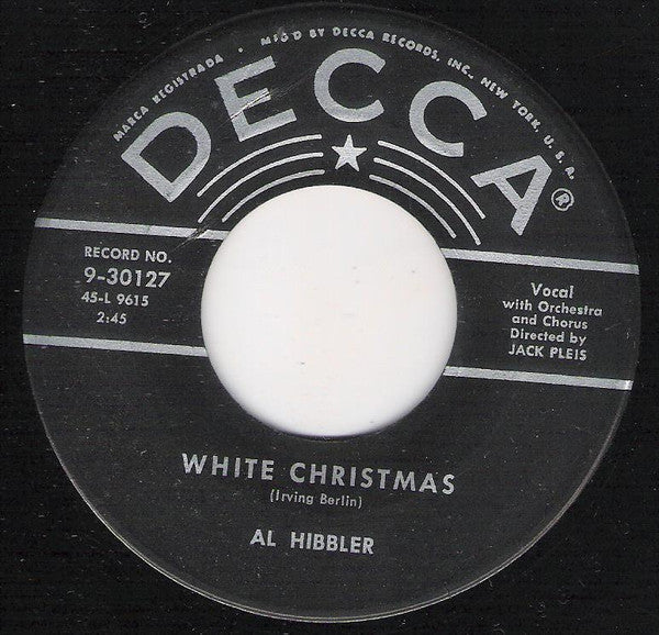 Al Hibbler : Silent Night / White Christmas (7", Single)