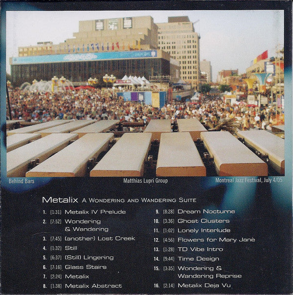 Matthias Lupri Group With Myron Walden / Donny McCaslin : Metalix (CD, Album)