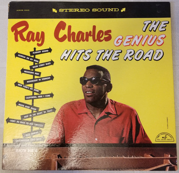 Ray Charles : The Genius Hits The Road (LP, Album)