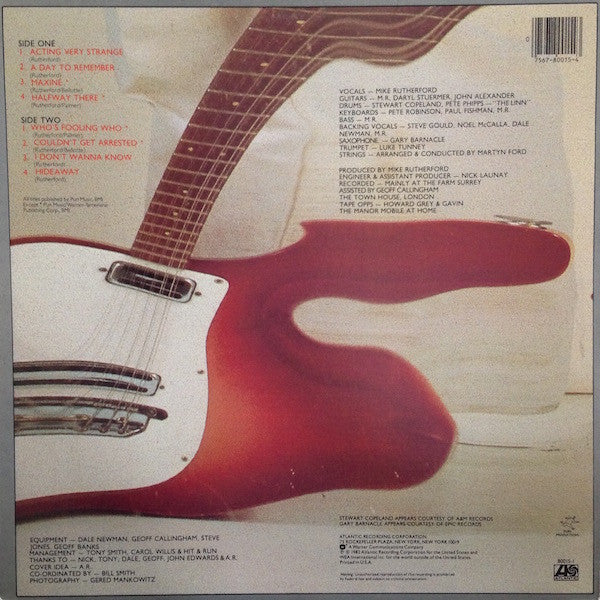 Mike Rutherford : Acting Very Strange (LP, Album, AR-)