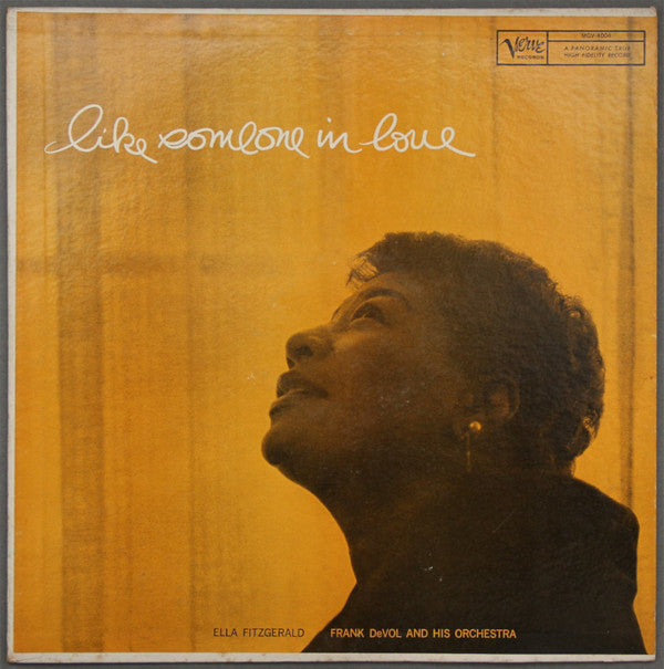 Ella Fitzgerald, Frank De Vol And His Orchestra : Like Someone In Love (LP, Album, Mono)