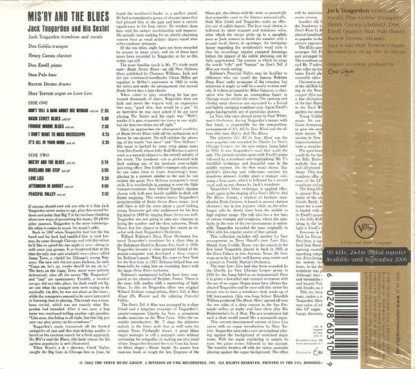 Jack Teagarden : Mis'ry And The Blues (CD, Album, Ltd, RE, RM, Dig)