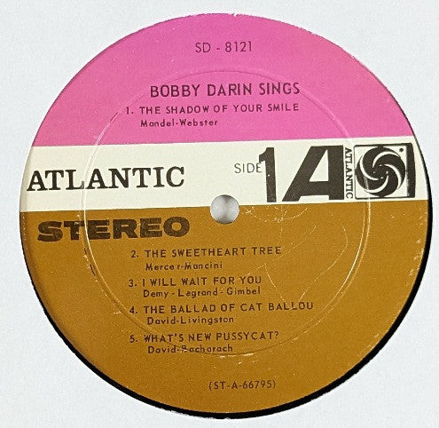 Bobby Darin : Bobby Darin Sings The Shadow Of Your Smile (LP, Album, RP)