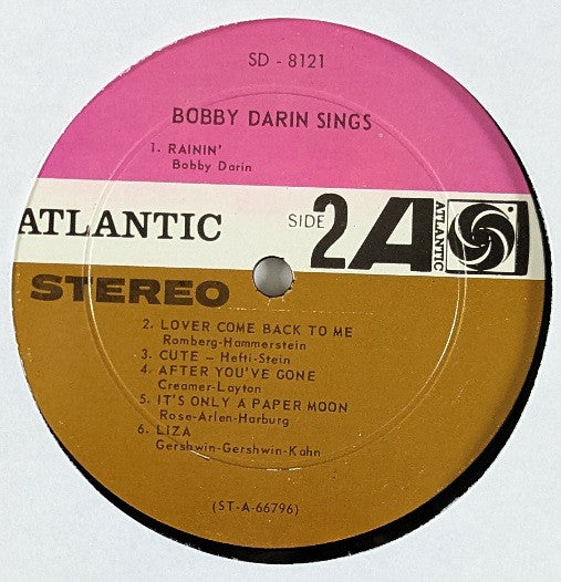 Bobby Darin : Bobby Darin Sings The Shadow Of Your Smile (LP, Album, RP)