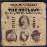 Waylon Jennings, Willie Nelson, Jessi Colter, Tompall Glaser : Wanted! The Outlaws (LP, Album, Tan)