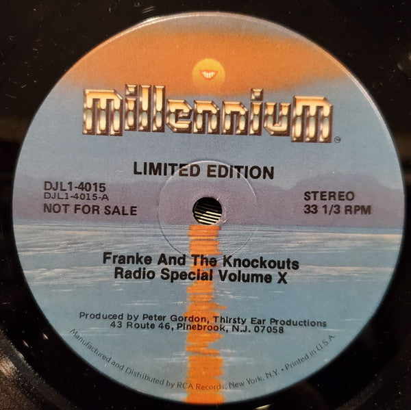 Franke & The Knockouts : RCA Special Radio Volume X (LP, Transcription)