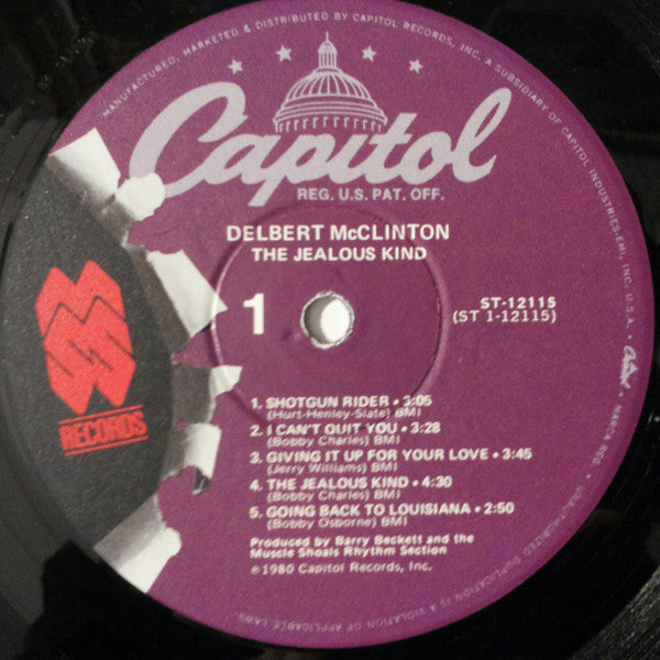 Delbert McClinton : The Jealous Kind (LP, Album, Win)