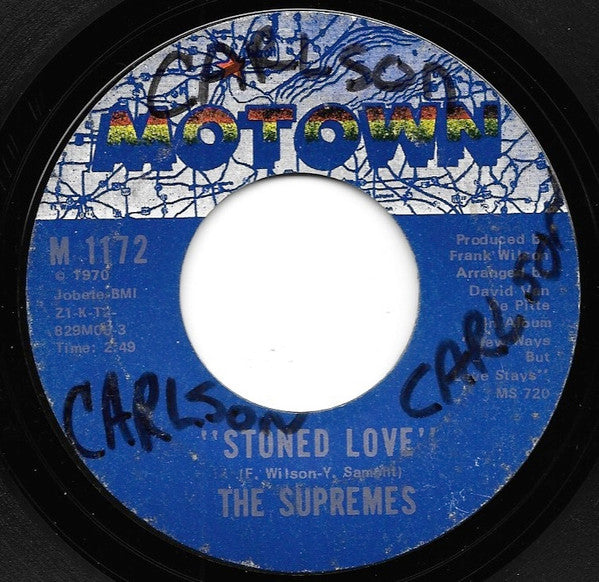 The Supremes : Stoned Love (7", Single, Ter)