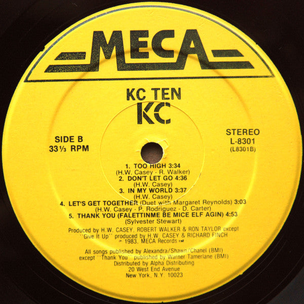 KC (4) : KC Ten (LP, Album, Hau)