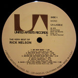 Rick Nelson* : The Very Best Of Rick Nelson (LP, Comp, Mono)