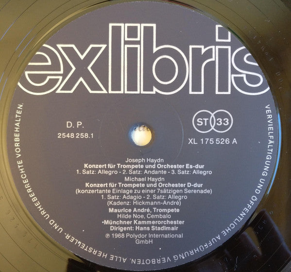 Maurice André, Joseph Haydn, Michael Haydn, Georg Friedrich Händel : Trompetenkonzerte (LP, Comp, Club)
